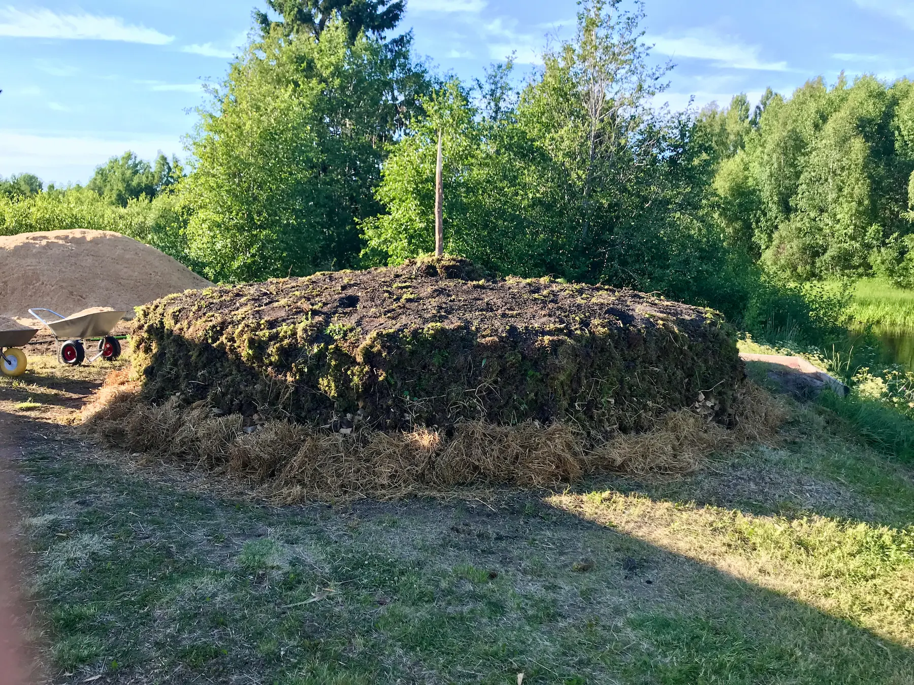 Tervahauta juuri ennen sytytystä