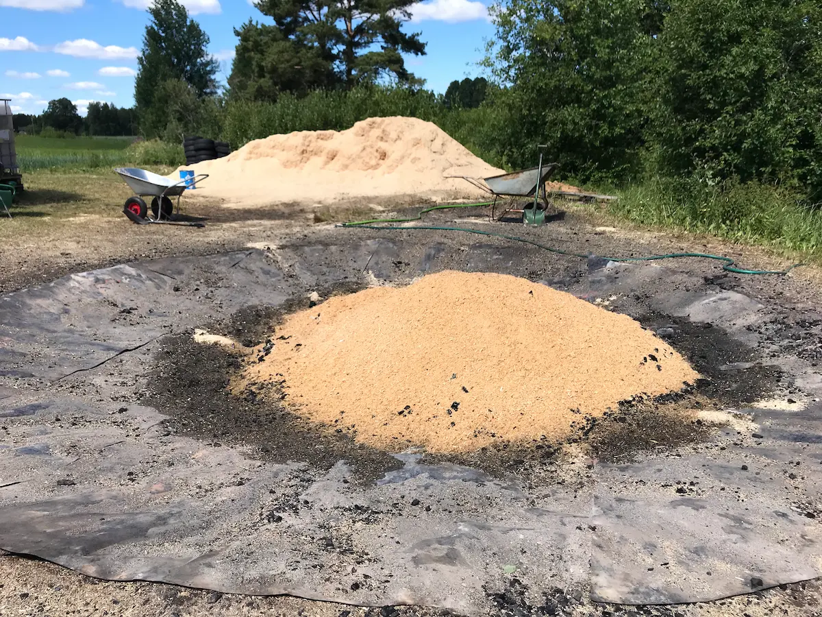 Sammutettu tervahauta